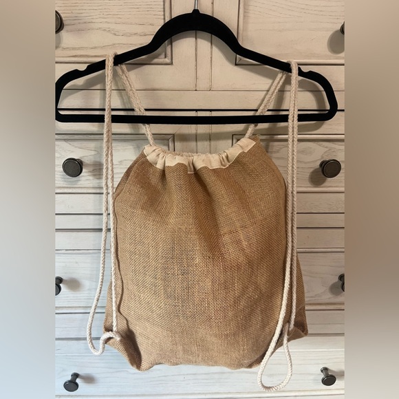 NWT HANDMADE STRAW BACKPACK MARKETS FOR MAKERS - Picture 3 of 5